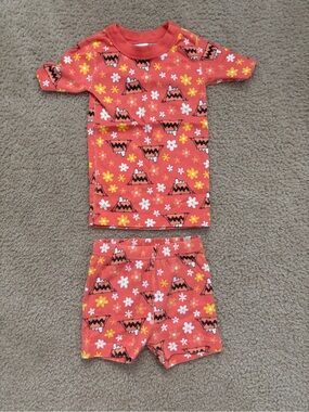 Hanna Andersson Peanuts Short John Pajamas 100% organic cotton